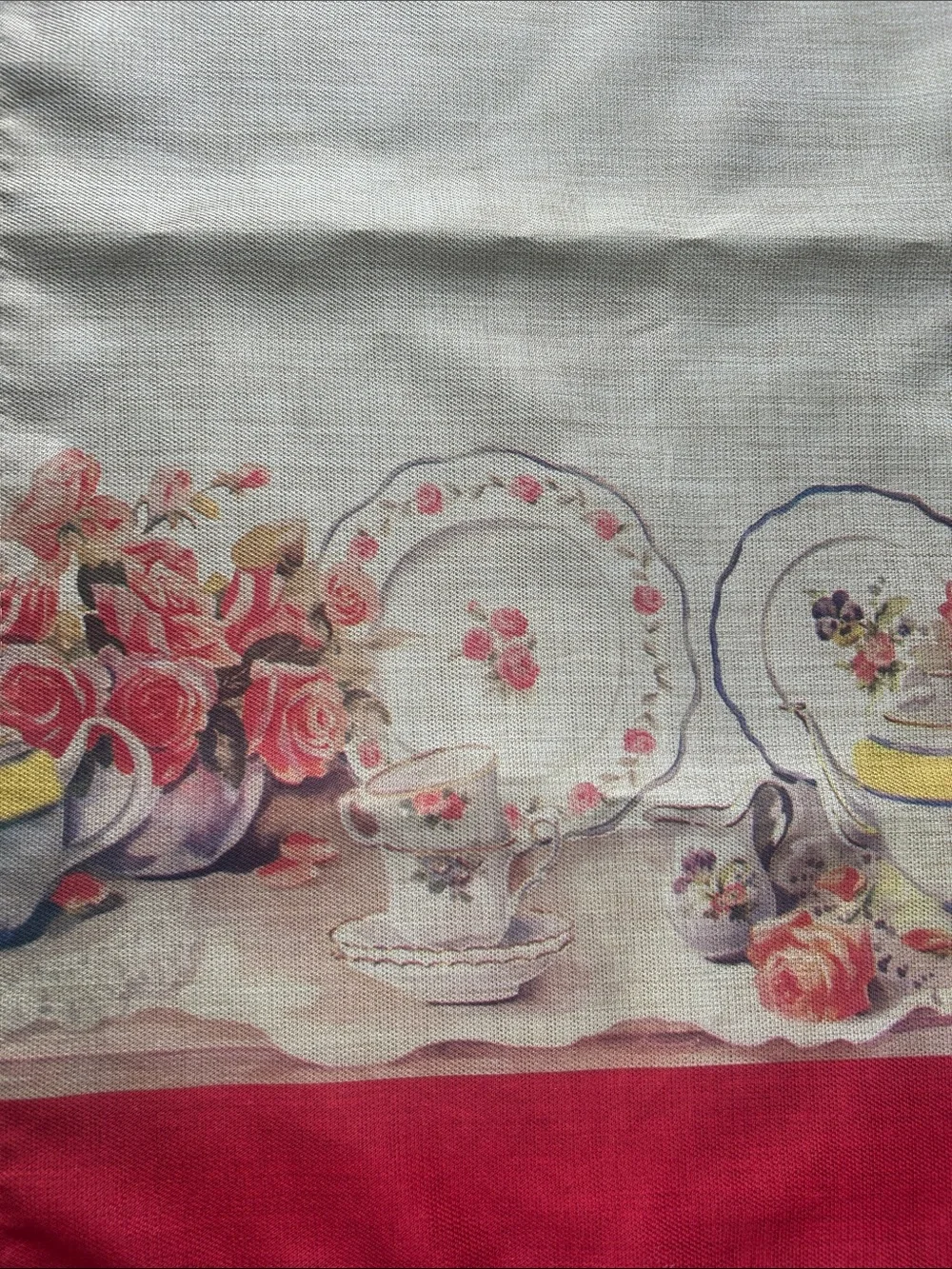 Floral Tea Time Valance